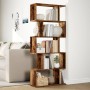 Antique wooden 5-level divider bookcase 70x24x161 cm by , Bookcases and shelves - Ref: Foro24-858100, Price: 64,76 €, Discoun...