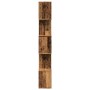 Librería divisora 5 niveles madera envejecida 70x24x161 cm de , Librerías y estanterías - Ref: Foro24-858100, Precio: 64,76 €...