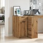 Engineered oak artisan bathroom cabinet 33x50x75 cm by , Lockers and storage cabinets - Ref: Foro24-856998, Price: 68,72 €, D...