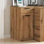 Engineered oak artisan bathroom cabinet 33x50x75 cm by , Lockers and storage cabinets - Ref: Foro24-856998, Price: 77,34 €, D...