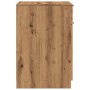 Engineered oak artisan bathroom cabinet 33x50x75 cm by , Lockers and storage cabinets - Ref: Foro24-856998, Price: 68,72 €, D...