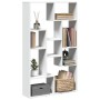 Engineered wood white shelf 72x20x120 cm by , Bookcases and shelves - Ref: Foro24-858156, Price: 77,27 €, Discount: %