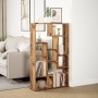 Engineered wood bookshelf in aged color, 72x20x120 cm by , Bookcases and shelves - Ref: Foro24-858163, Price: 69,07 €, Discou...