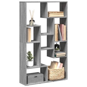 Engineered wood bookshelf in Sonoma gray, 72x20x120 cm. by , Bookcases and shelves - Ref: Foro24-858161, Price: 71,99 €, Disc...