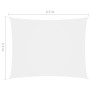 Toldo de vela rectangular tela Oxford blanco 2,5x4,5 m de vidaXL, Sombrillas - Ref: Foro24-135263, Precio: 38,77 €, Descuento: %