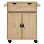 OTTO solid pine wood kitchen cart 71x45x80 cm by , Kitchen and dining carts - Ref: Foro24-4013464, Price: 141,59 €, Discount: %