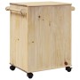 Carrito de cocina OTTO madera maciza de pino 71x45x80 cm de , Carros de cocina y comedor - Ref: Foro24-4013464, Precio: 141,5...