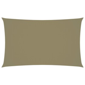 Toldo de vela rectangular tela Oxford beige 3x6 m de vidaXL, Sombrillas - Ref: Foro24-135158, Precio: 55,87 €, Descuento: %