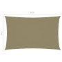 Rechteckige Segelmarkise Oxford beige Stoff 3x6 m von vidaXL, Sonnenschirme - Ref: Foro24-135158, Preis: 55,87 €, Rabatt: %