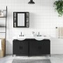 Set de muebles de baño 3 piezas madera contrachapada negro de , Muebles de baño - Ref: Foro24-3214730, Precio: 197,96 €, Desc...