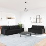 2-piece black fabric sofa set with cushions by , Sofas - Ref: Foro24-3278339, Price: 566,73 €, Discount: %