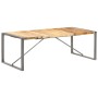 Solid rough mango wood dining table 220x100x75 cm by , Kitchen and dining tables - Ref: Foro24-321566, Price: 429,99 €, Disco...