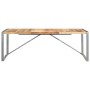 Solid rough mango wood dining table 220x100x75 cm by , Kitchen and dining tables - Ref: Foro24-321566, Price: 429,99 €, Disco...