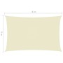 Cream Oxford fabric rectangular sail awning 5x8 m by vidaXL, Umbrellas - Ref: Foro24-135221, Price: 113,41 €, Discount: %