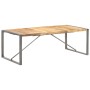 Solid rough mango wood dining table 220x100x75 cm by , Kitchen and dining tables - Ref: Foro24-321566, Price: 429,99 €, Disco...