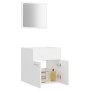 Conjunto de muebles de baño 2 pzas madera contrachapada blanco de , Muebles de baño - Ref: Foro24-804773, Precio: 54,17 €, De...