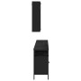 3-piece black plywood bathroom furniture set by , Bathroom furniture - Ref: Foro24-3214725, Price: 197,59 €, Discount: %