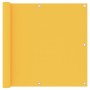 Toldo para balcón tela oxford amarillo 90x600 cm de vidaXL, Sombrillas - Ref: Foro24-135027, Precio: 30,08 €, Descuento: %