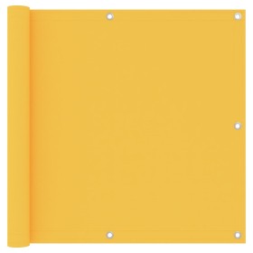 Balcony awning in yellow Oxford fabric, 90x600 cm. by vidaXL, Umbrellas - Ref: Foro24-135027, Price: 30,99 €, Discount: %