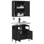 Juego de muebles de baño 2 pzas madera contrachapada negro de , Muebles de baño - Ref: Foro24-3214715, Precio: 131,71 €, Desc...