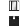 Juego de muebles de baño 2 pzas madera contrachapada negro de , Muebles de baño - Ref: Foro24-3214715, Precio: 136,16 €, Desc...