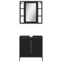 Juego de muebles de baño 2 pzas madera contrachapada negro de , Muebles de baño - Ref: Foro24-3214720, Precio: 127,04 €, Desc...