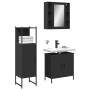 3-piece black plywood bathroom furniture set by , Bathroom furniture - Ref: Foro24-3214760, Price: 191,91 €, Discount: %