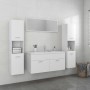 Engineered wood bathroom furniture set in white by , Bathroom furniture - Ref: Foro24-3071252, Price: 409,34 €, Discount: %