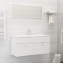 Badezimmerset aus weißem Ingenieurholz von , Badezimmermöbel - Ref: Foro24-3070892, Preis: 295,30 €, Rabatt: %