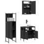 3-piece black plywood bathroom furniture set by , Bathroom furniture - Ref: Foro24-3214815, Price: 178,99 €, Discount: %