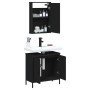 Badezimmermöbel-Set, 2-teilig, Sperrholz, Schwarz von , Badezimmermöbel - Ref: Foro24-3214780, Preis: 107,48 €, Rabatt: %