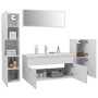 Engineered wood bathroom furniture set in white by , Bathroom furniture - Ref: Foro24-3071117, Price: 390,55 €, Discount: %