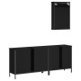 Juego de muebles de baño 3 pzas madera contrachapada negro de , Muebles de baño - Ref: Foro24-3214790, Precio: 174,95 €, Desc...