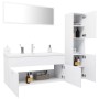 Juego de muebles de baño madera de ingeniería blanco de , Muebles de baño - Ref: Foro24-3071162, Precio: 350,22 €, Descuento: %