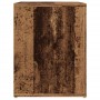 Holzschuhbank, Holztechnik, gealtertes Holz, 100x35x45 cm. von , Schuhregale und Schuhorganisatoren - Ref: Foro24-857089, Pre...