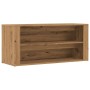 Engineered wood shoe cabinet in artisan oak, 100x35x45 cm. by , Shoe racks and shoe organizers - Ref: Foro24-857090, Price: 7...