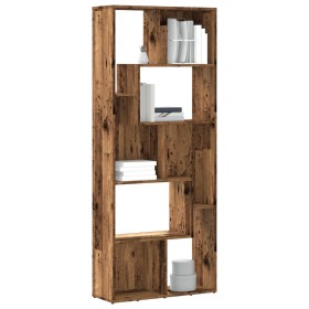 Engineered wood bookshelf in aged color, 67x24x161 cm. by , Bookcases and shelves - Ref: Foro24-856014, Price: 83,27 €, Disco...