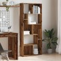 Engineered wood bookshelf in aged color, 67x24x161 cm. by , Bookcases and shelves - Ref: Foro24-856014, Price: 83,15 €, Disco...