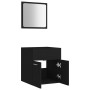 Conjunto de muebles de baño 2 pzas madera contrachapada negro de , Muebles de baño - Ref: Foro24-804774, Precio: 48,99 €, Des...