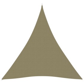 Toldo de vela triangular tela Oxford beige 5x6x6 m de vidaXL, Sombrillas - Ref: Foro24-135181, Precio: 47,99 €, Descuento: %