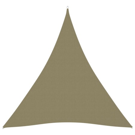 Toldo de vela triangular tela Oxford beige 5x6x6 m de vidaXL, Sombrillas - Ref: Foro24-135181, Precio: 47,89 €, Descuento: %