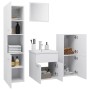 Juego de muebles de baño madera de ingeniería blanco de , Muebles de baño - Ref: Foro24-3071081, Precio: 230,66 €, Descuento: %