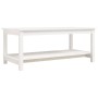 Mesa de centro de madera maciza de pino blanco 110x55x45 cm de , Mesas de centro - Ref: Foro24-822273, Precio: 114,12 €, Desc...