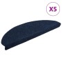 Self-adhesive stair tread mat 5 units 65x21x4 cm navy blue by , Stair mats - Ref: Foro24-149718, Price: 21,03 €, Discount: %