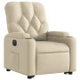 Sillón eléctrico reclinable elevable de tela color crema de , Sillones - Ref: Foro24-3204743, Precio: 304,79 €, Descuento: %