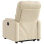 Sillón eléctrico reclinable elevable de tela color crema de , Sillones - Ref: Foro24-3204743, Precio: 304,79 €, Descuento: %