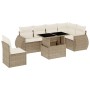 Garden furniture set, 7 pieces, with beige synthetic rattan cushions. by , Garden sets - Ref: Foro24-3268568, Price: 678,98 €...