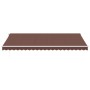 Automatic retractable awning with brown LED lights 500x350 cm by , Awnings - Ref: Foro24-3215398, Price: 738,72 €, Discount: %