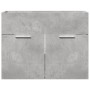 Armario para lavabo contrachapada gris hormigón 60x38,5x46 cm de , Muebles de baño - Ref: Foro24-856208, Precio: 43,98 €, Des...