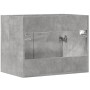 Armario para lavabo contrachapada gris hormigón 60x38,5x46 cm de , Muebles de baño - Ref: Foro24-856208, Precio: 43,98 €, Des...